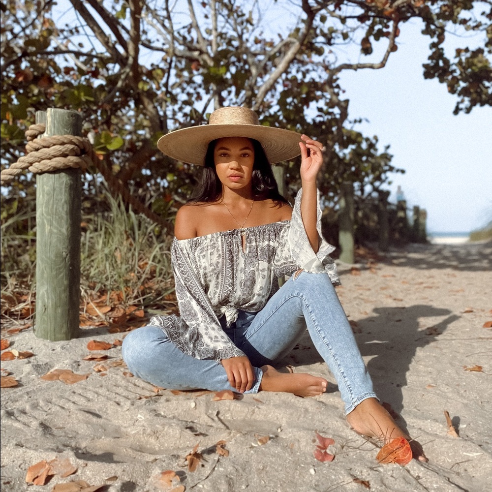 Slouchy Blouse Off Shoulder